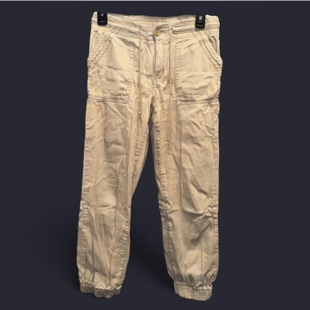 No Boundaries Cream Jogger Pants